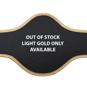 PRO OVAL BLACK / LIGHT GOLD TRIM